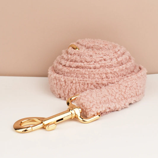 Harnais & Laisse laine bouclée personnalisables – Maison Canovia