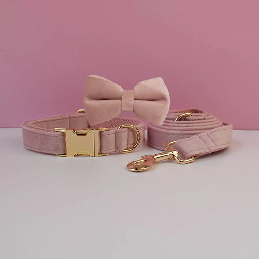 Collier en velours Rose Poudré – Maison Canovia