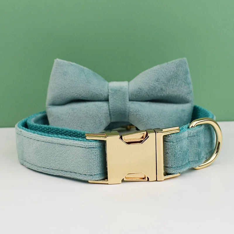 Collier en velours Bleu – Maison Canovia