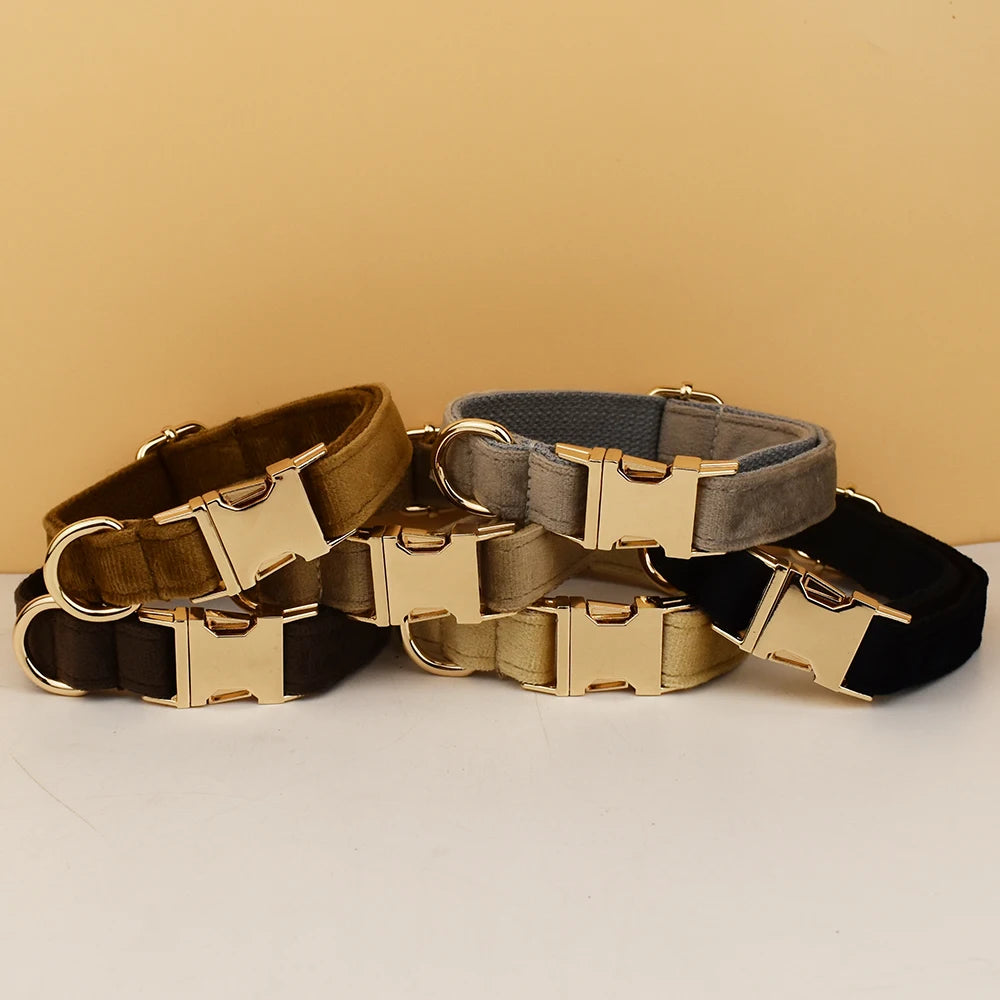 Collier en velours Gris – Maison Canovia